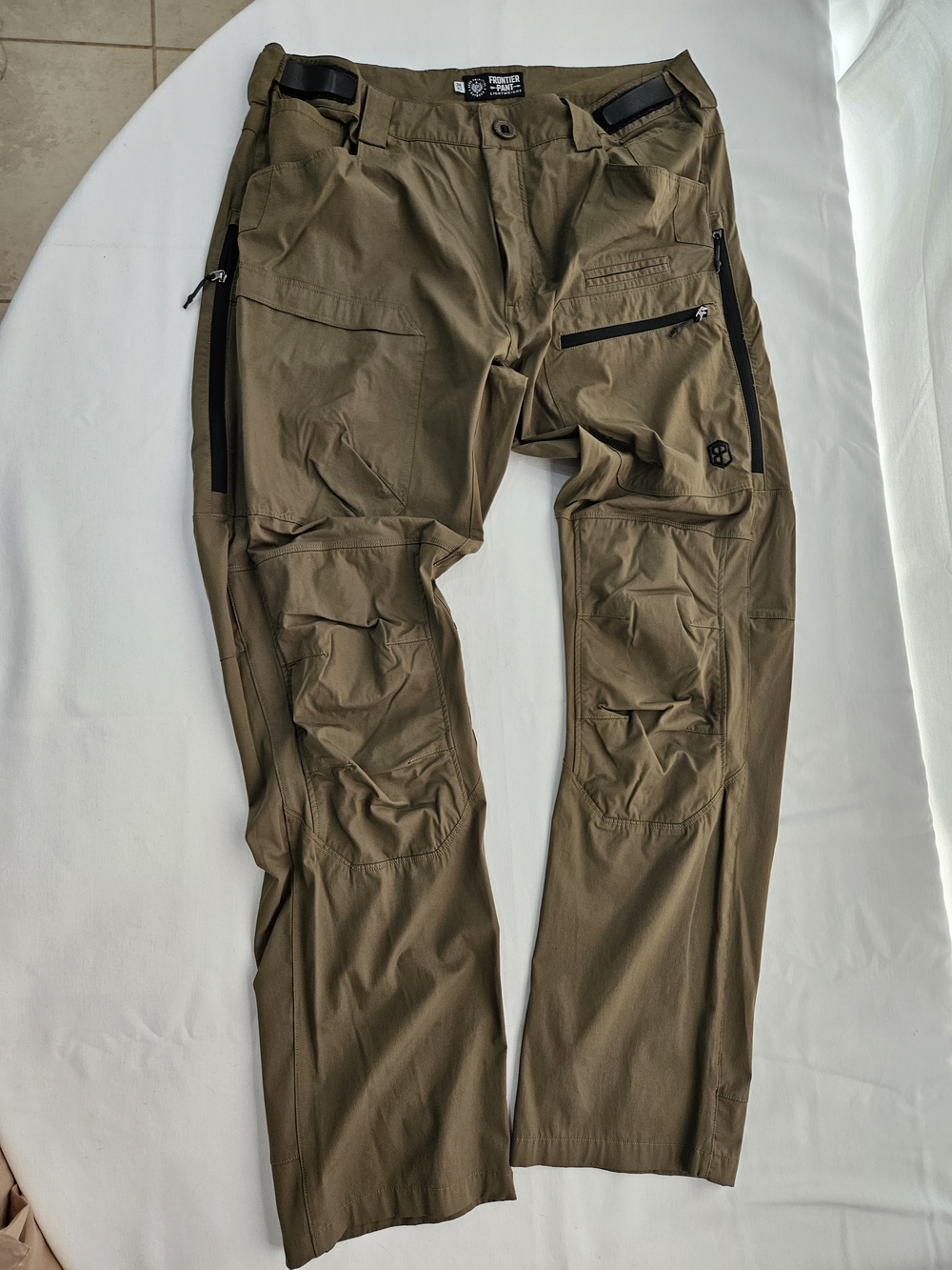 Born Primitive Tactical Cargo Pants in Olive Green, Lightweight